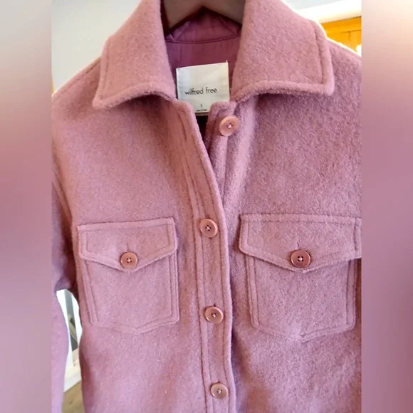 Aritzia Wilfred Free The Ganna Shirt Jacket Women’s Size S - Picture 6 of 9